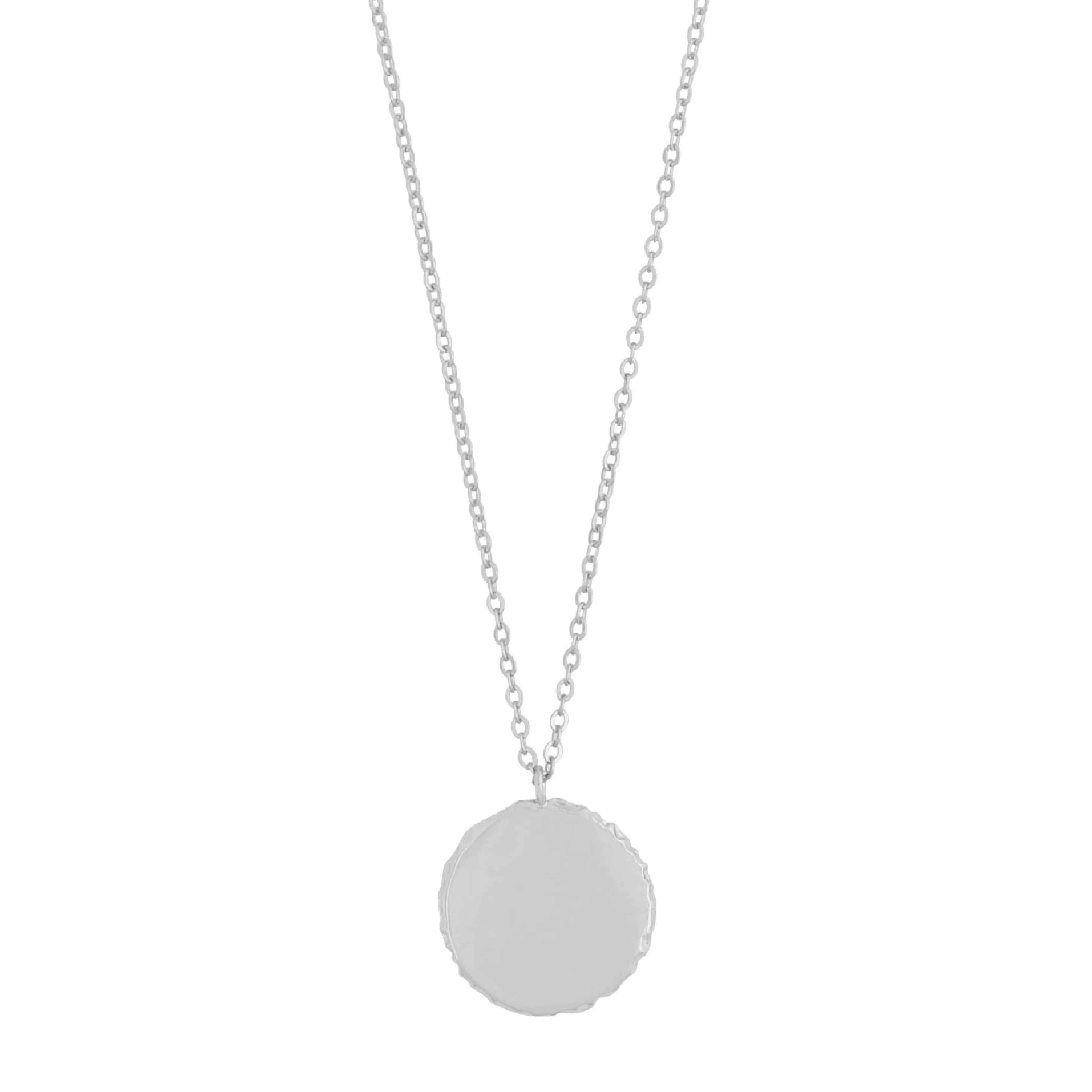 Oz Coin Pendant Necklace | Silver Plated