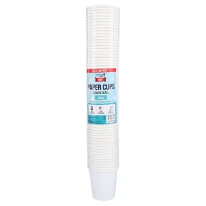 Paper Cups, 200ml, 60pk