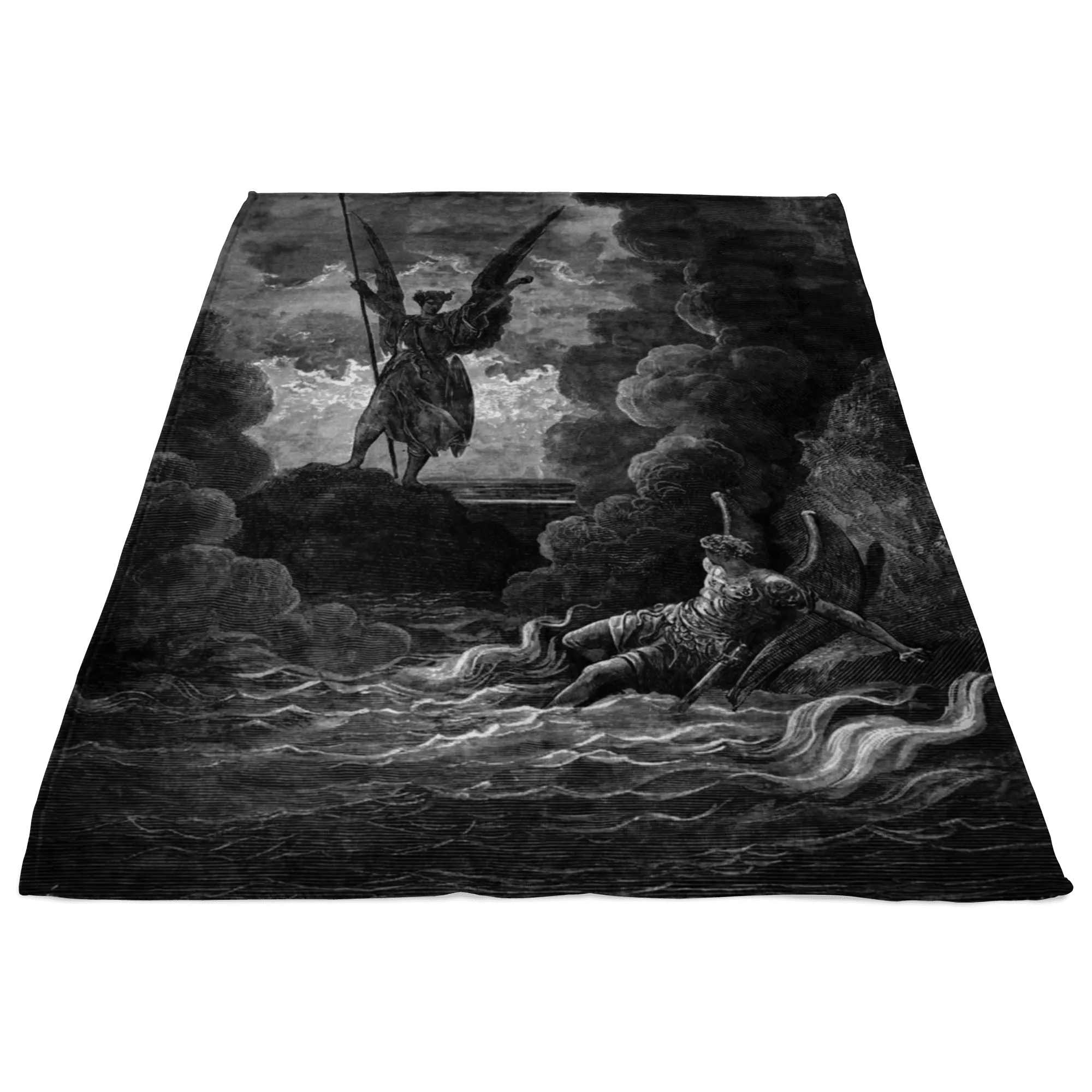 Paradise Lost Satan Summoning Fallen Angels Fleece Blanket