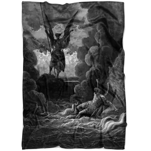 Paradise Lost Satan Summoning Fallen Angels Fleece Blanket