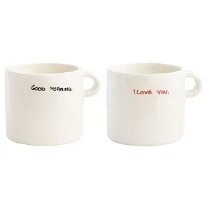 Perfect Morning Ceramic Mugs | Set of 2