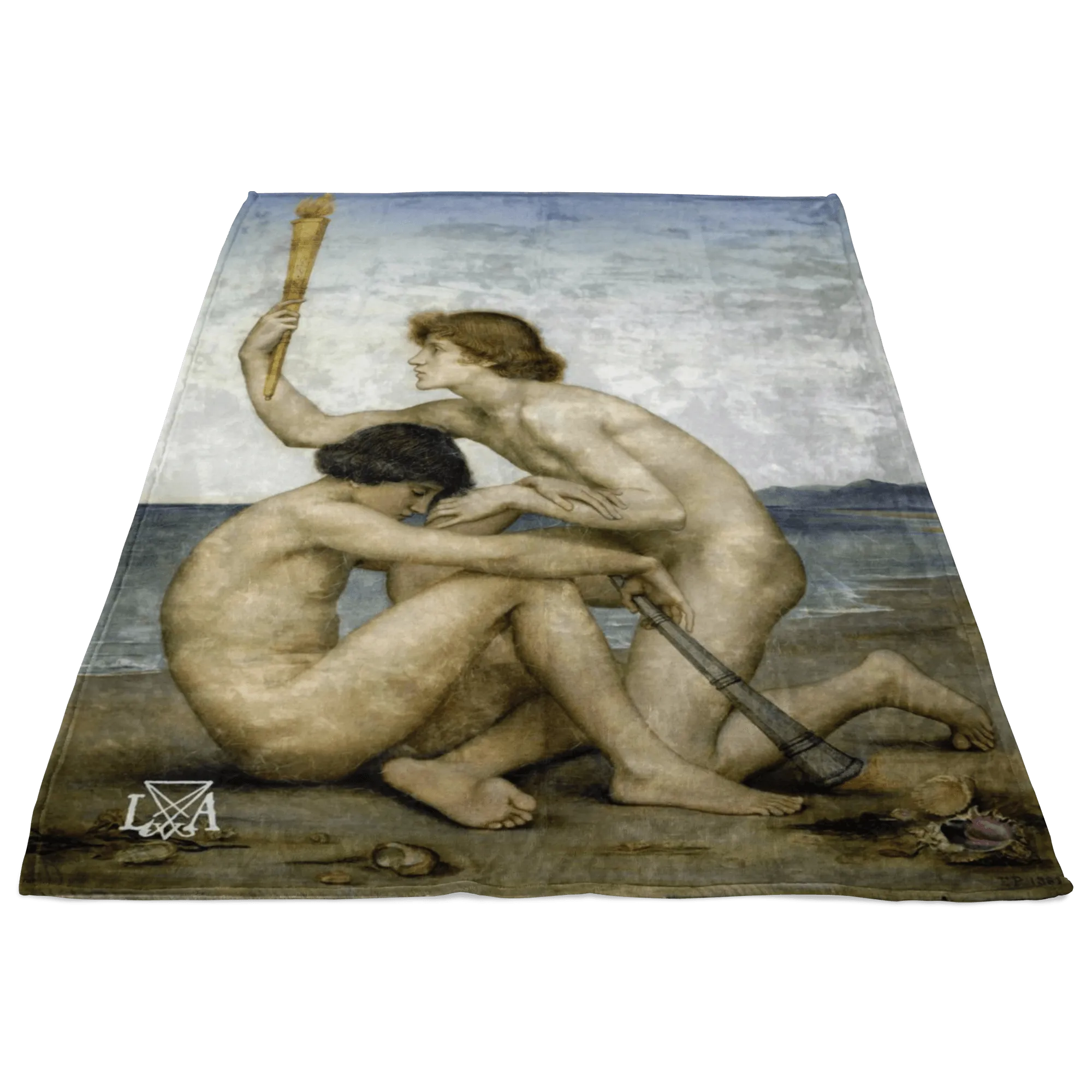 Phosphorus & Vesperos (Morning and Evening Stars) Fleece Blanket