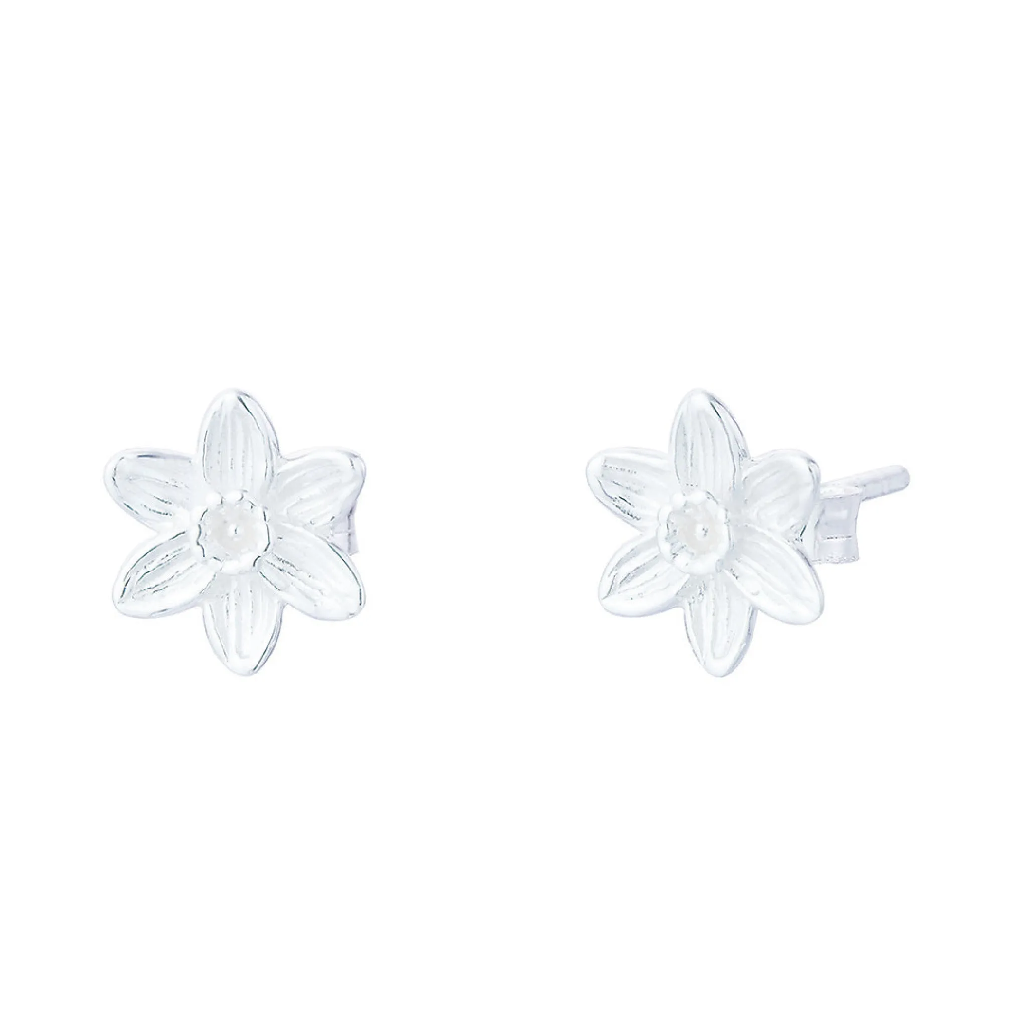 Pia Floral Stud Earrings | Sterling Silver