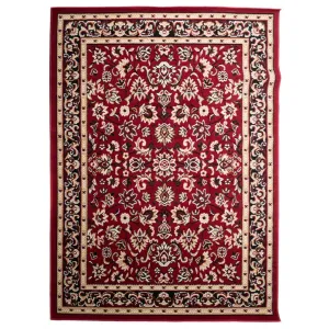 Premier Palmer Rug, Black Traditional, 160 x 215cm