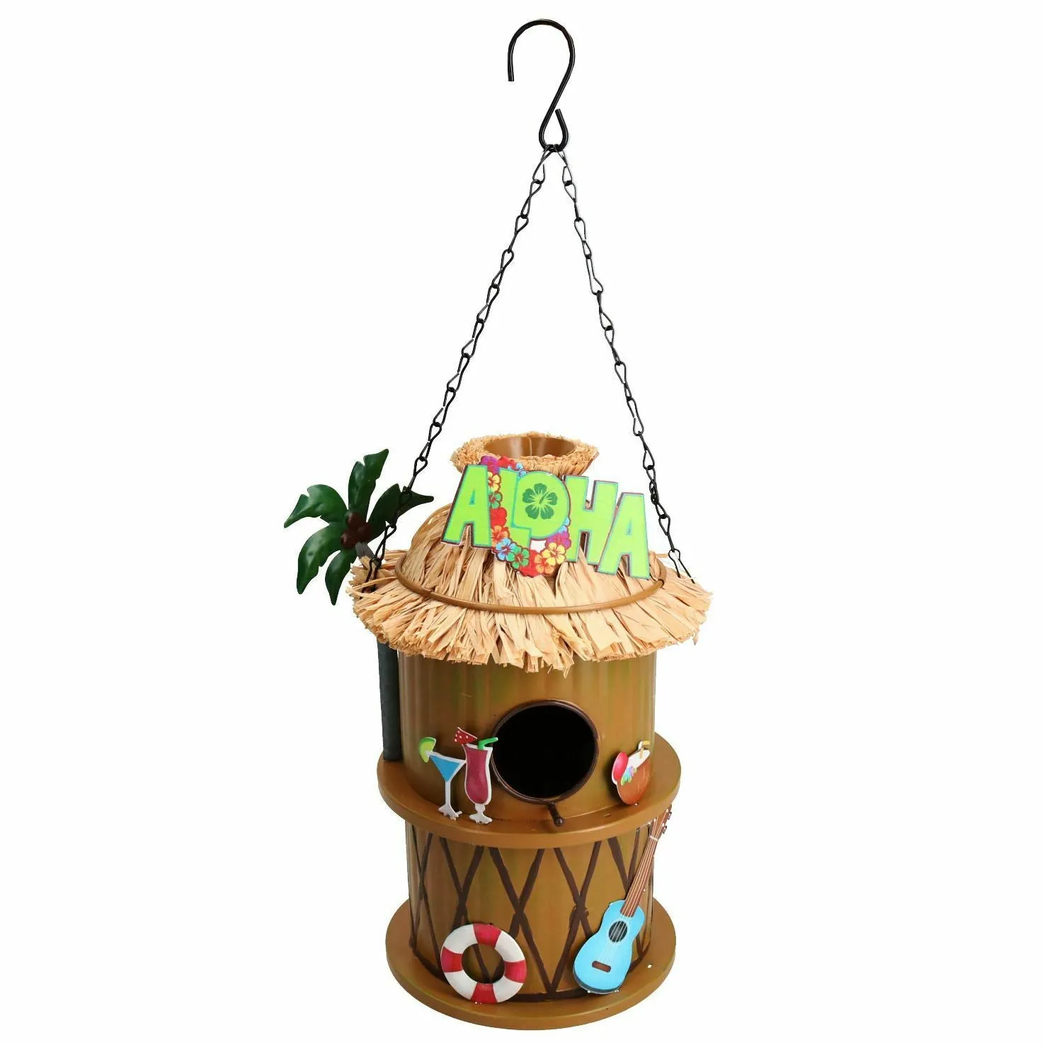 Primus Funky Metal Tiki Bar Bird Feeder
