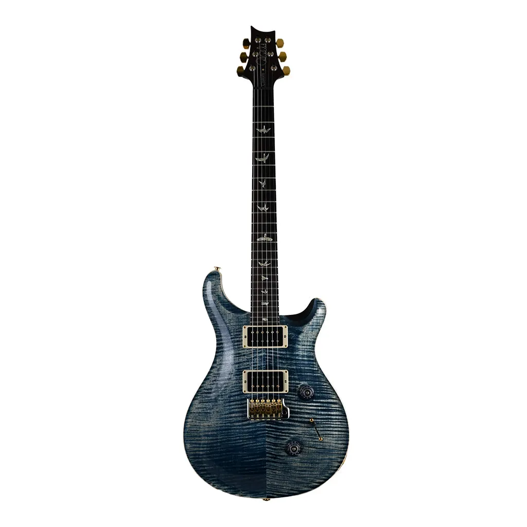 PRS Custom 24 10 Top - Faded Whale Blue - Pattern Thin Neck