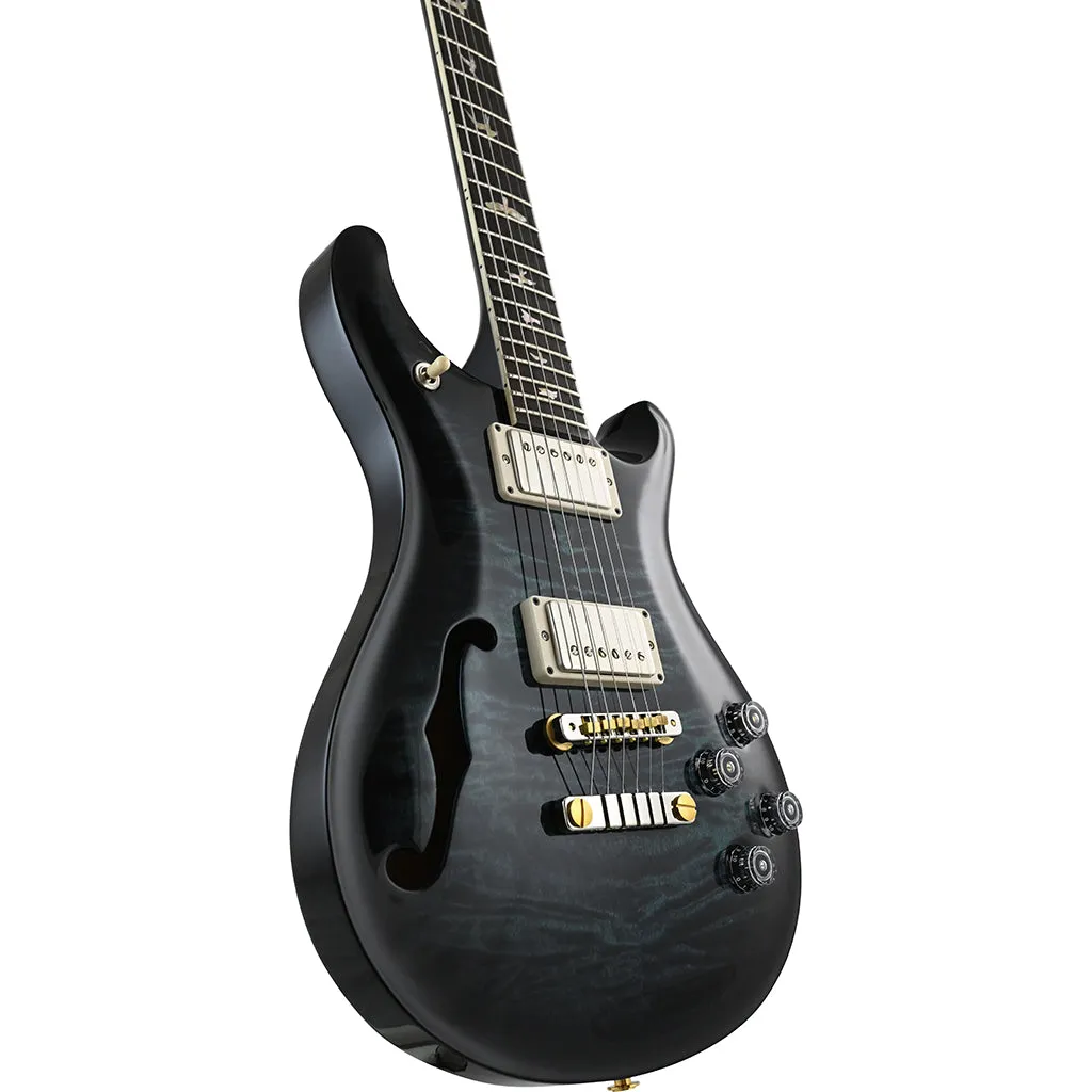 PRS MC594 Semi Hollow - Slate Blue Smokewrap Burst
