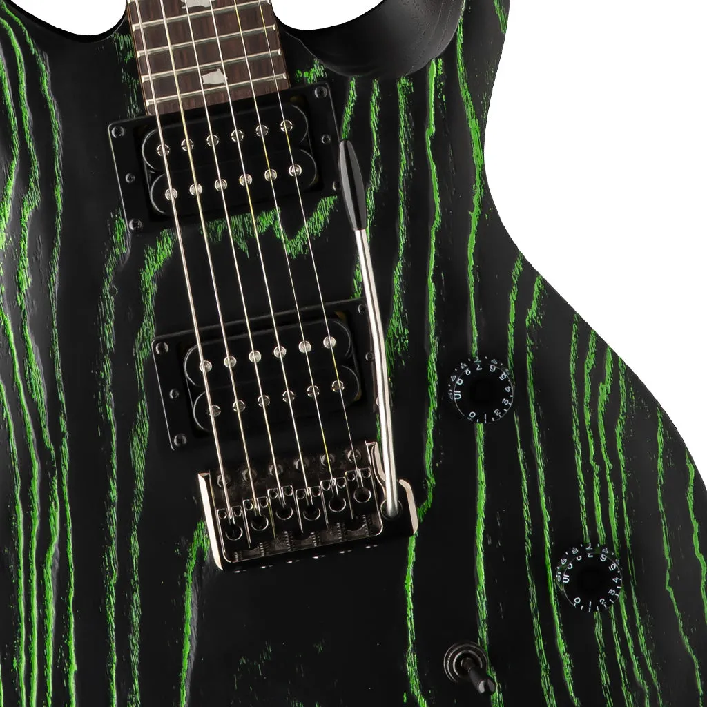 PRS SE CE24 Limited Edition Swamp Ash - Sandblasted Green