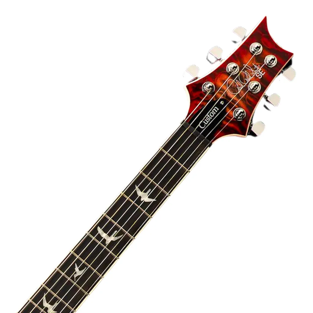 PRS SE Custom 24 08 Quilt - Charcoal Cherry Burst