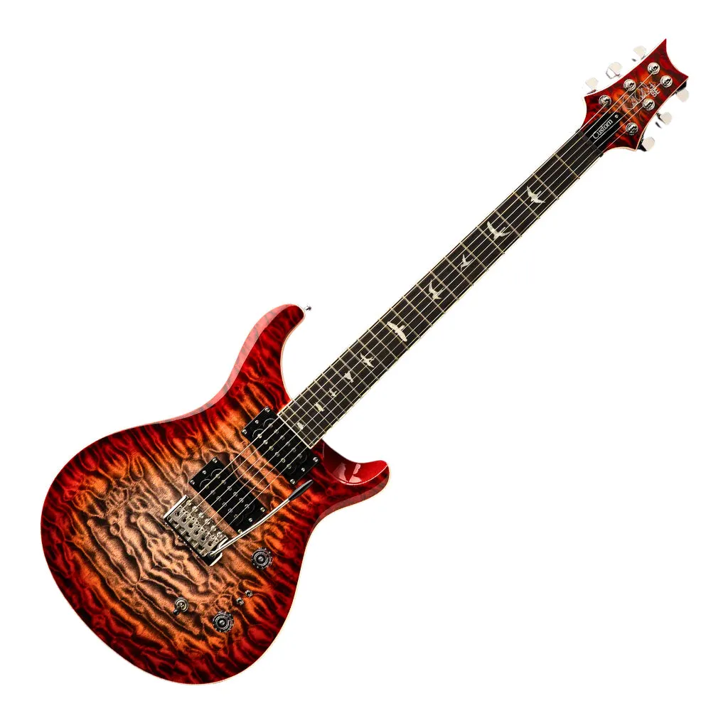 PRS SE Custom 24 08 Quilt - Charcoal Cherry Burst