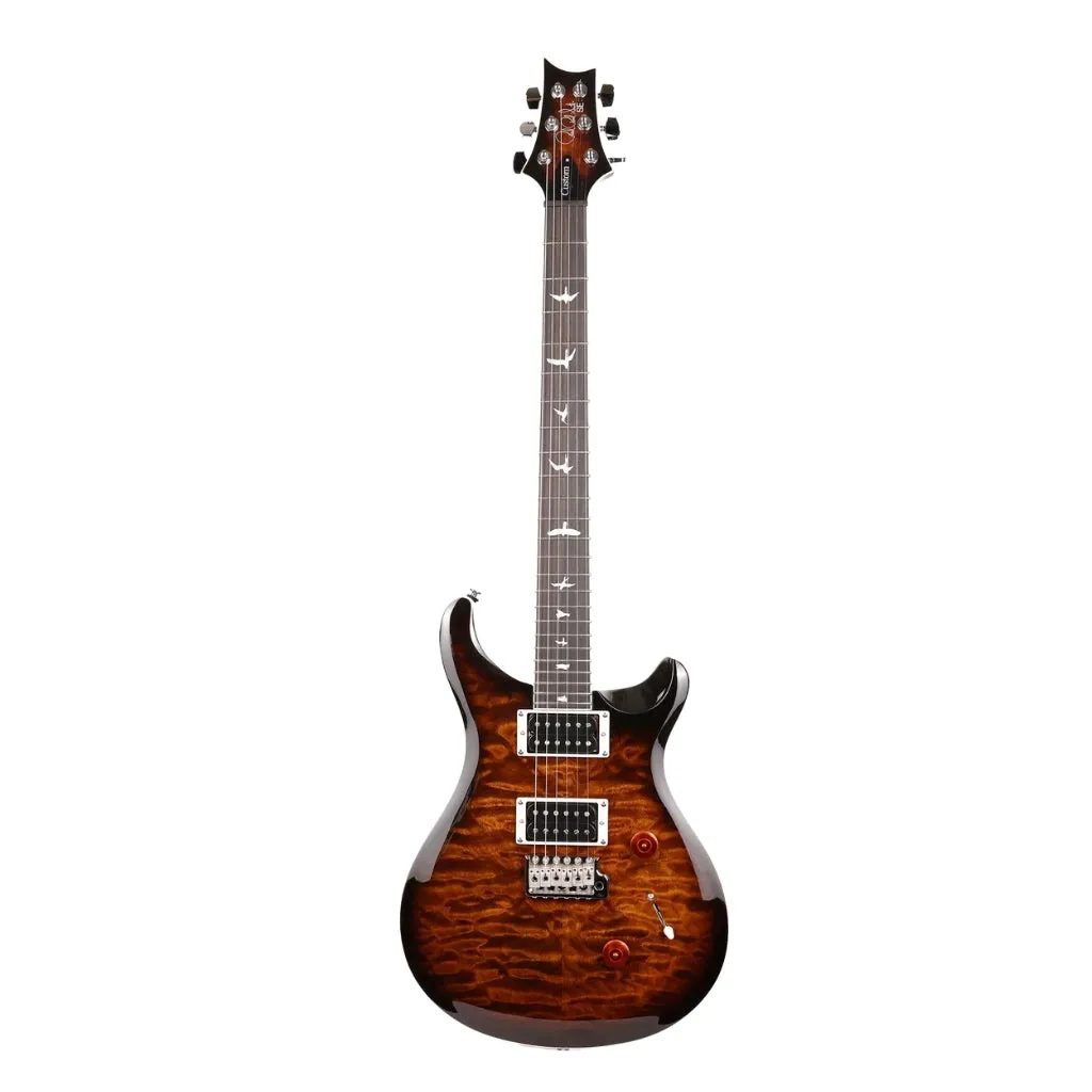 PRS SE Custom 24 Quilt Electric Guitar - Black Gold Burst