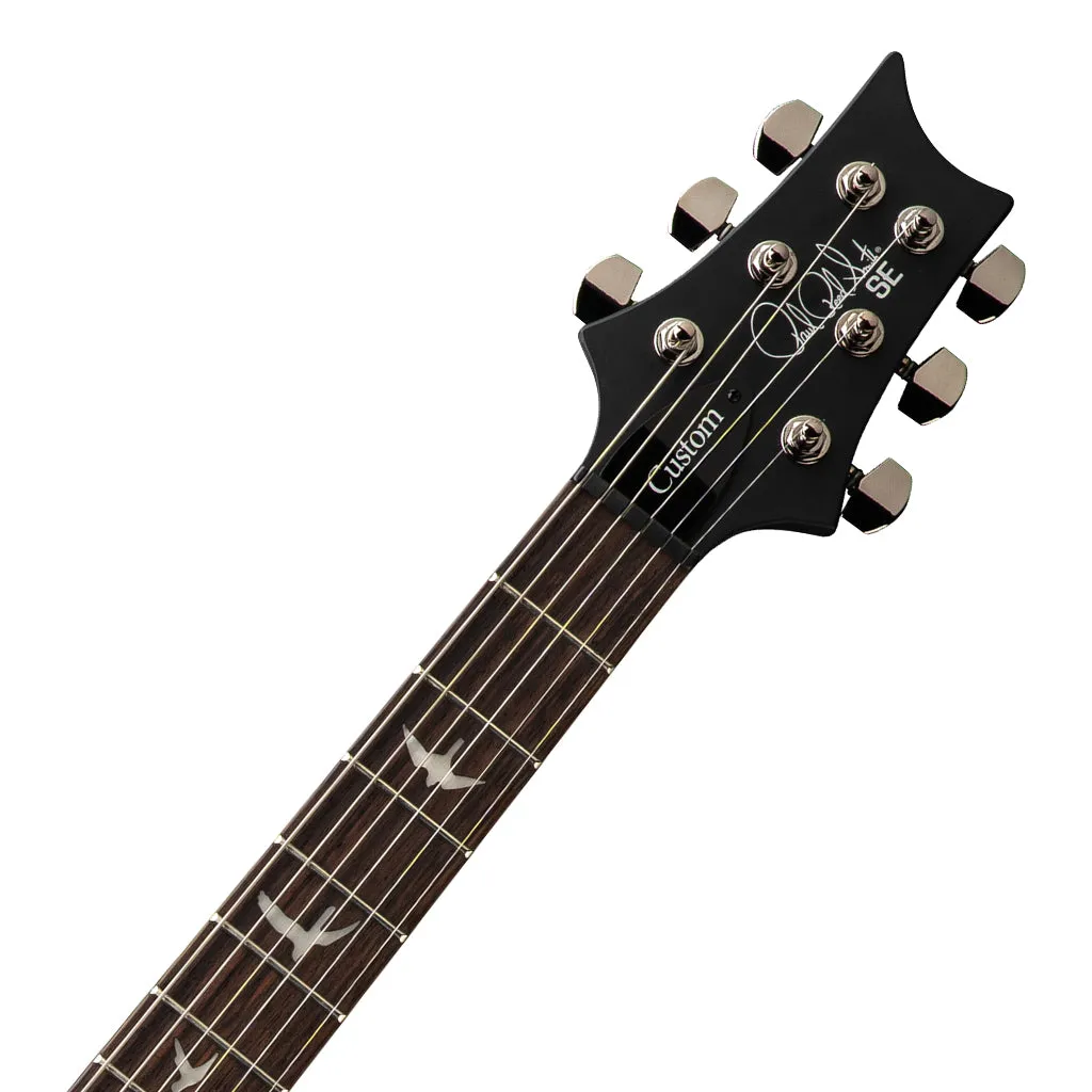PRS SE Exotic Veneer Limited Edition Custom 24-08 Poplar Burl - Charcoal Cherry Midnight Burst