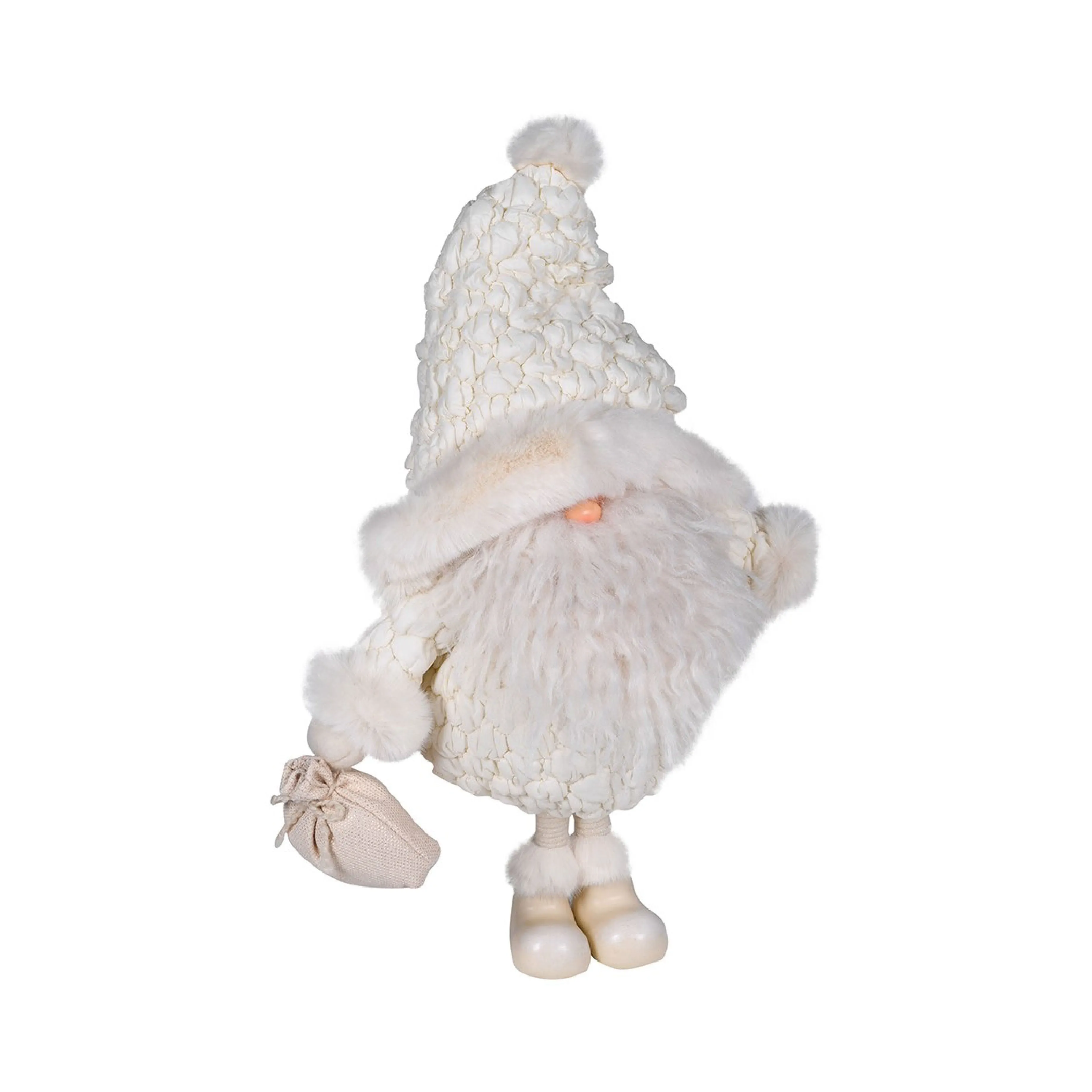Quilted Santa Gonk | White