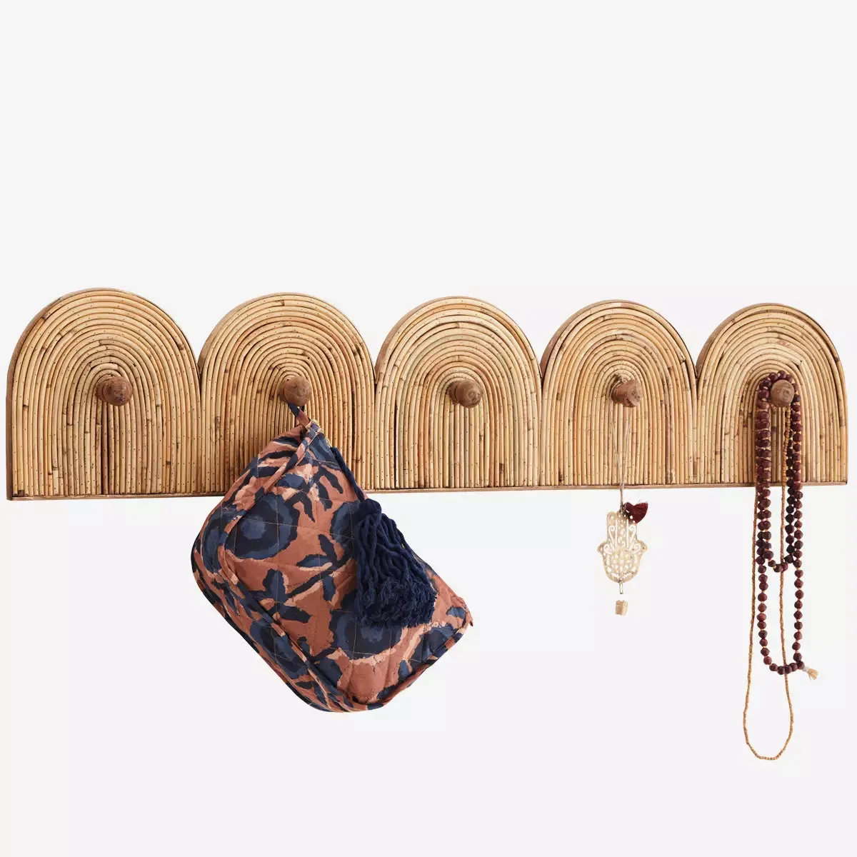 Rattan Coat Rack