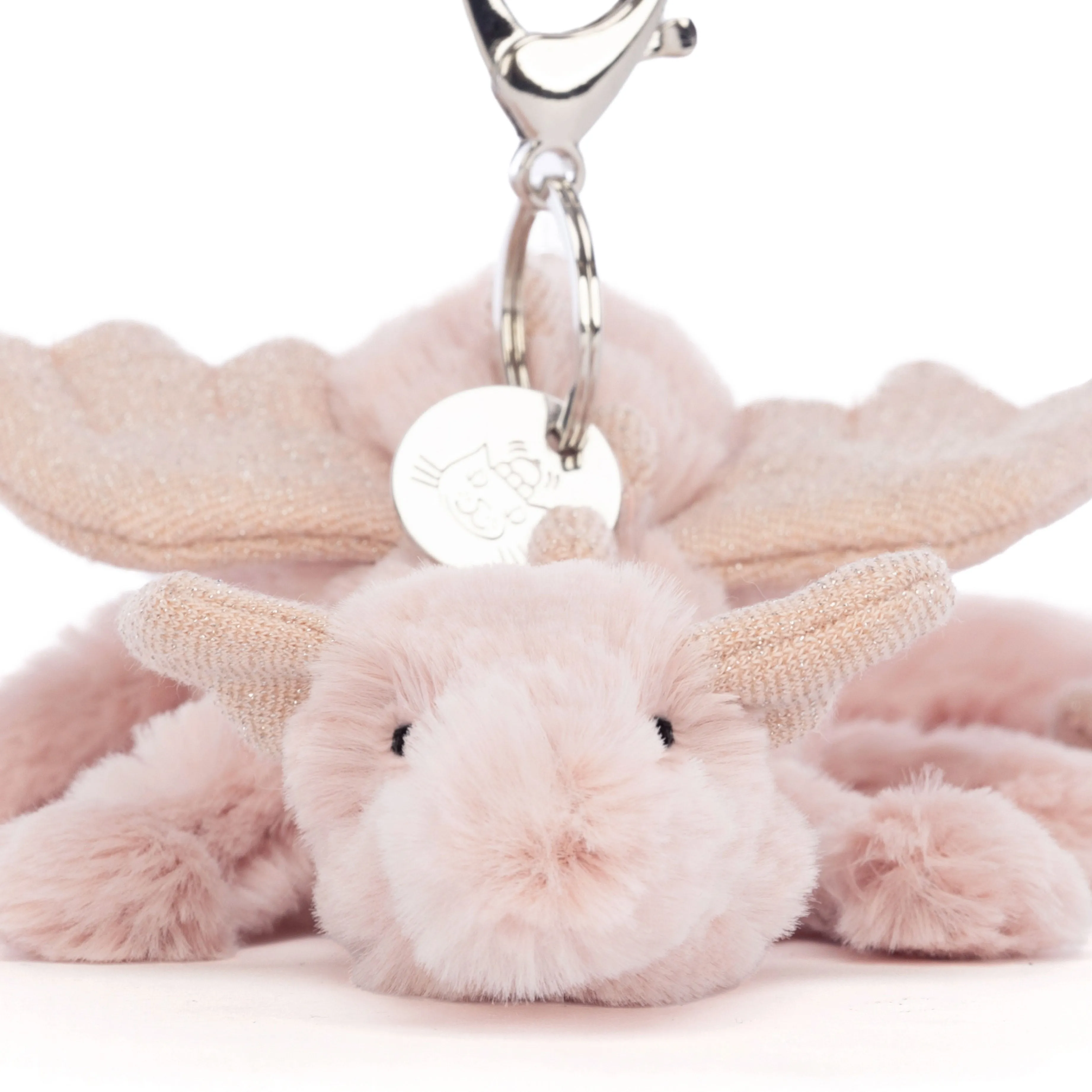 Rose Dragon Bag Charm