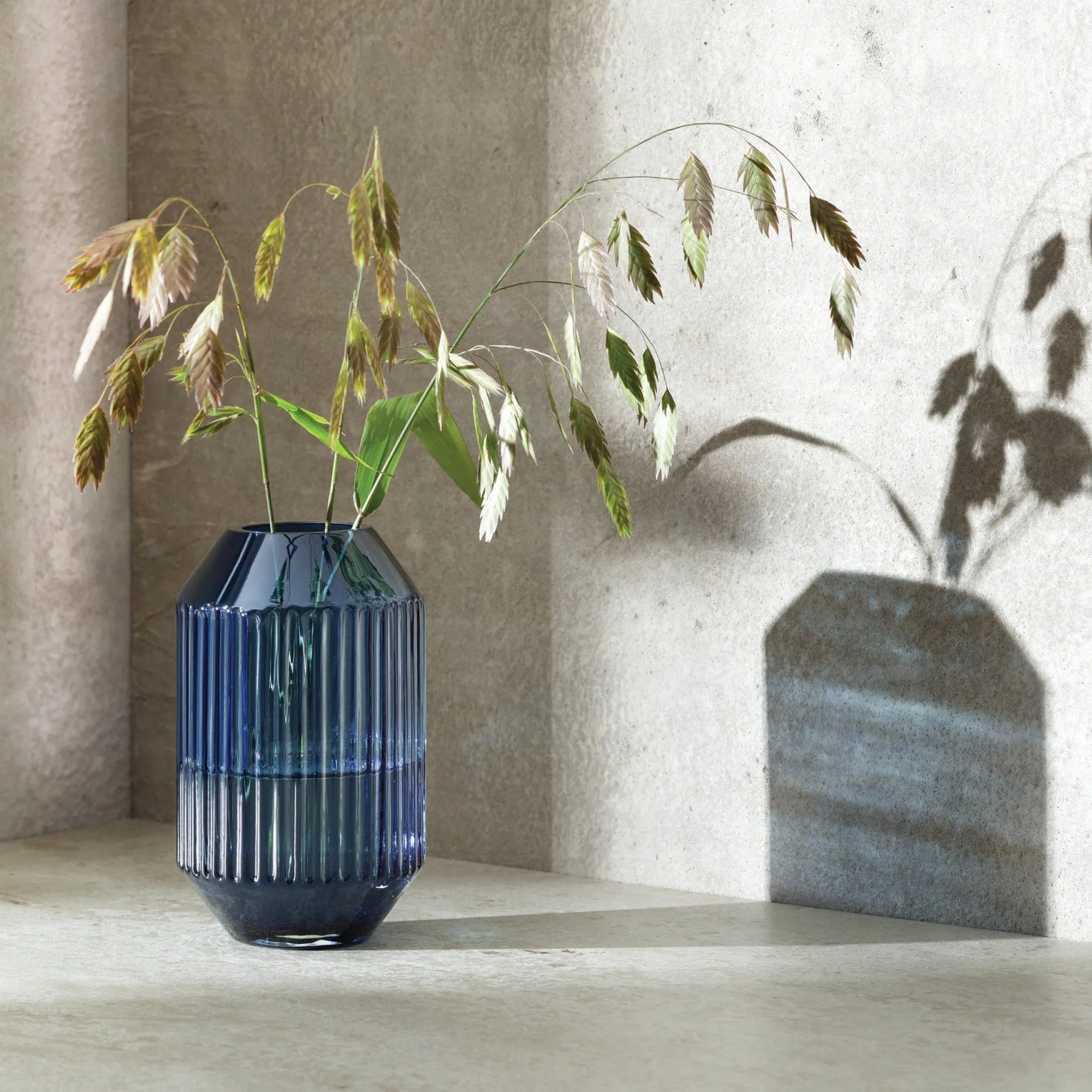 Rotunda Vase | Sapphire | 15cm