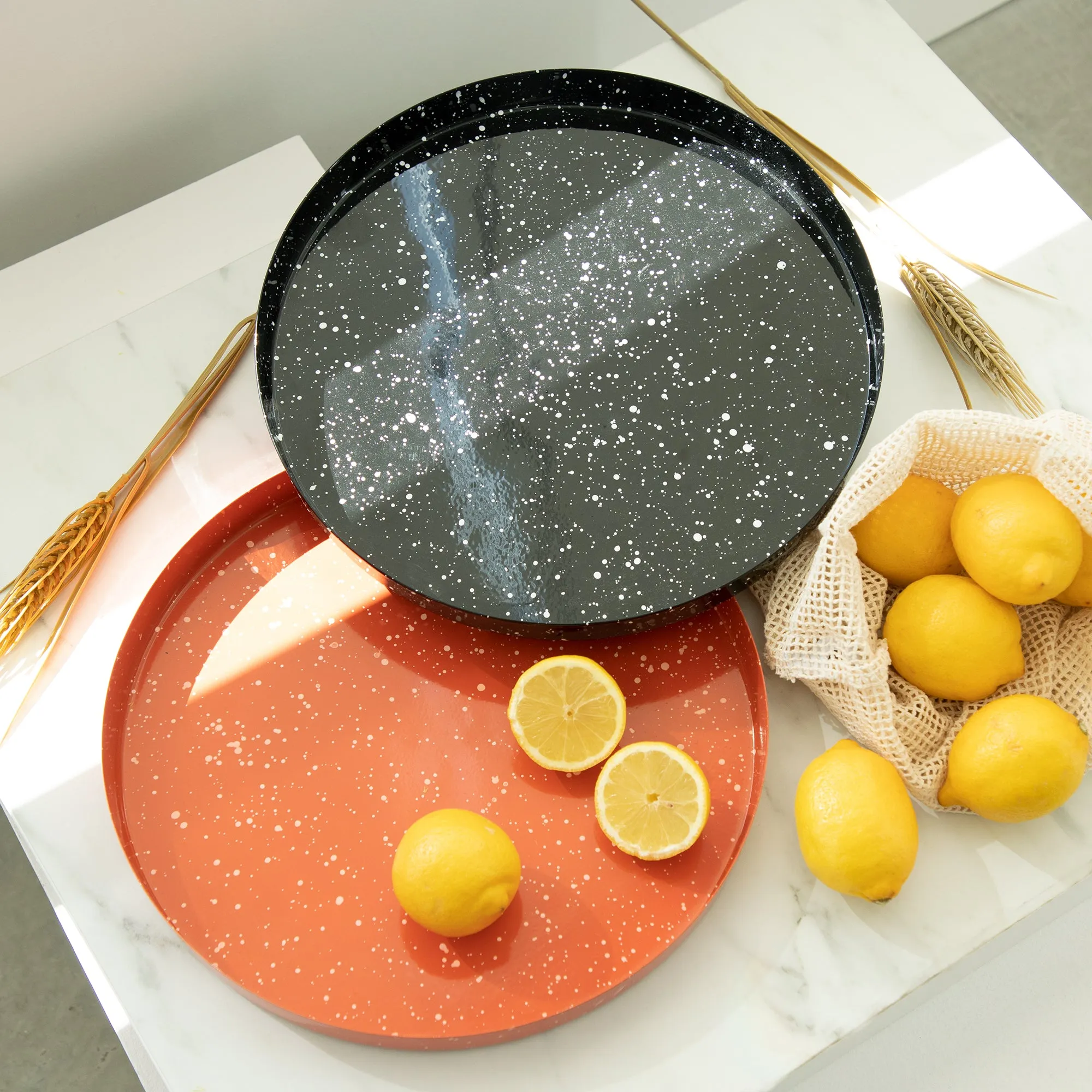 Round Tray | Orange