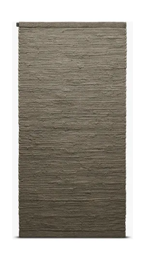 Rug Solid Cotton Rug 140 X 200 Cm, Cashmere