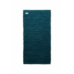 Rug Solid Cotton Rug 60 X 90 Cm, Kerosene