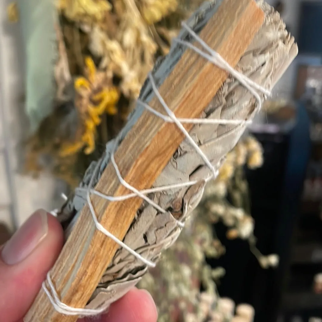 Sage and Palo Santo- Smudge Bundle