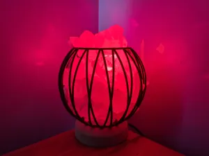 Sale💥COLOUR CHANGING CLEAR QUARTZ CRYSTAL  CAGE LAMP(deep soul cleanser)