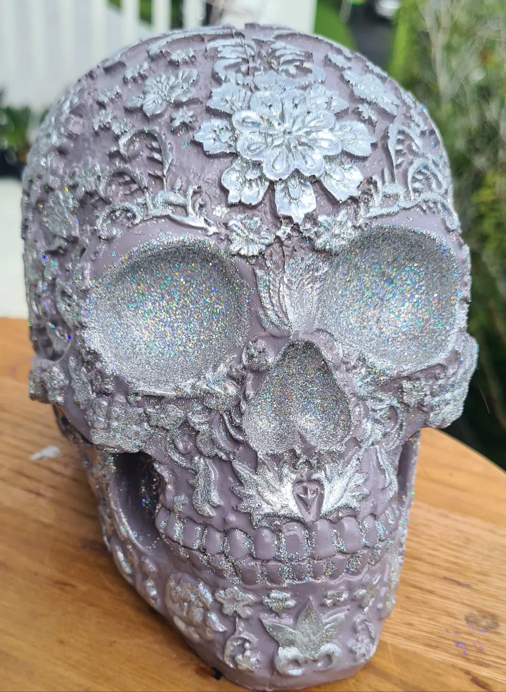 Sale💥FLOWER SKULL CANDY SKULLS-Hand painted by me