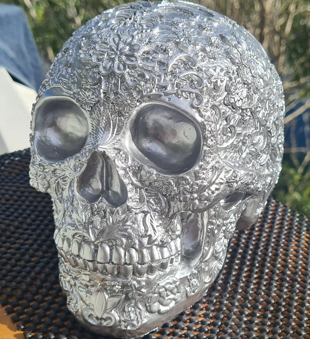 Sale💥FLOWER SKULL CANDY SKULLS-Hand painted by me