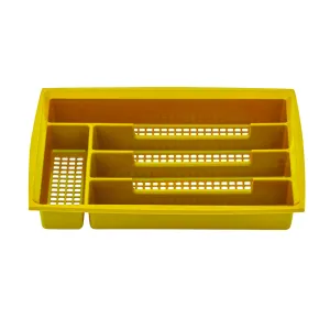 Separador de Cubiertos Grande en Polipropileno AMARILLO Tcp