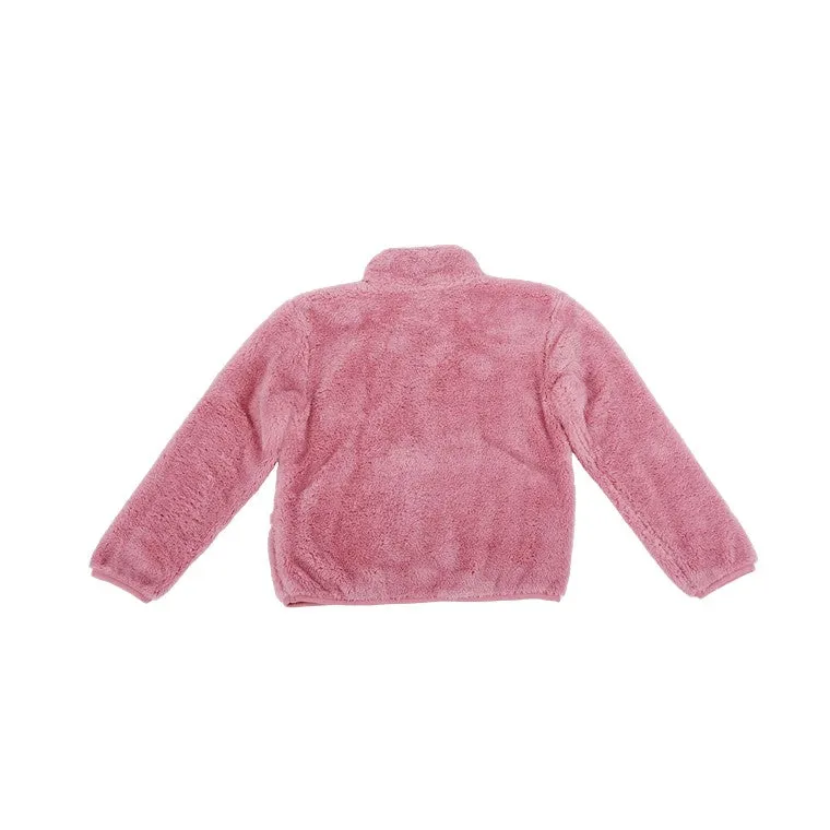 Sherpa Half Zip, Sunset, Size 8