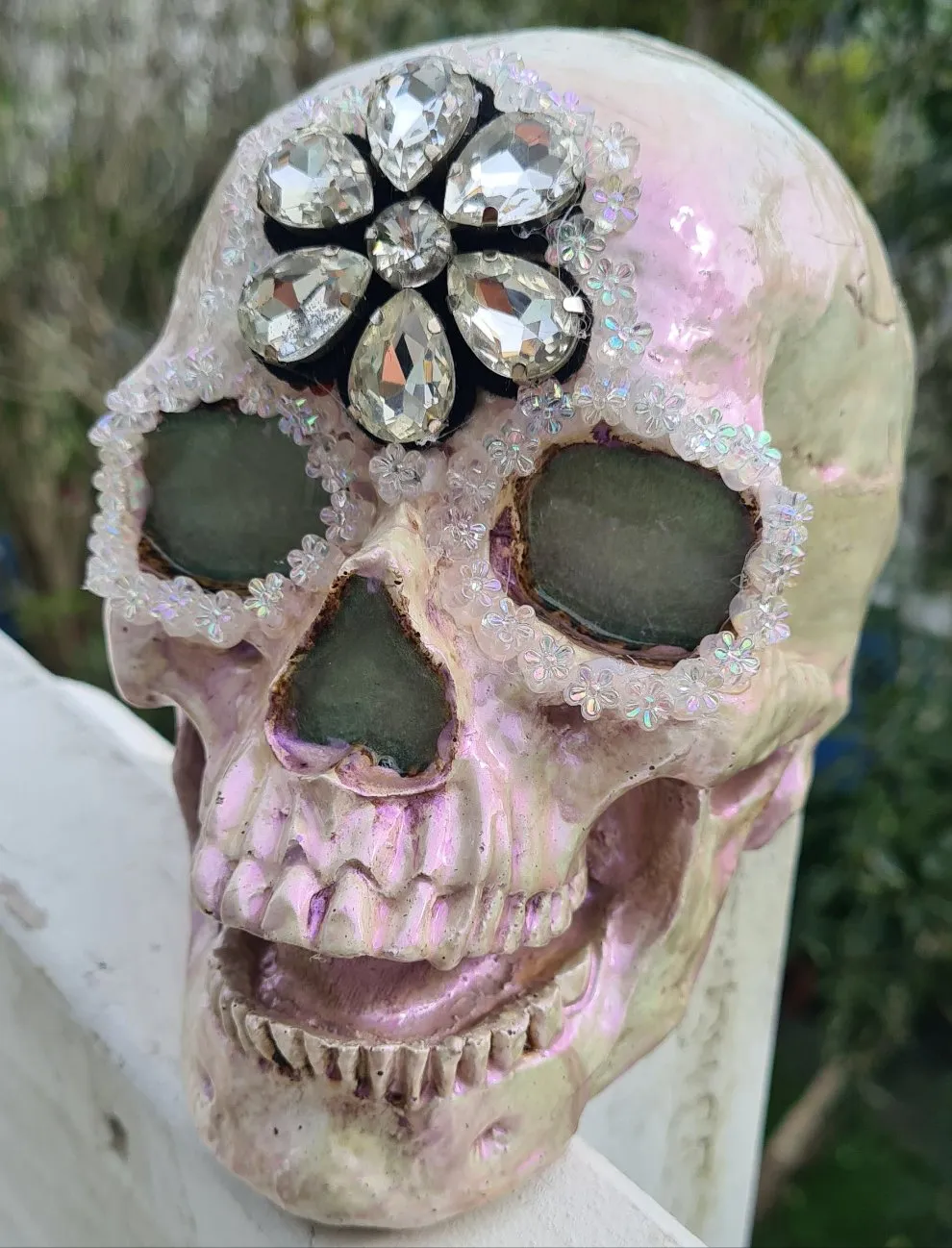 SKULL CANDY FLOWER SKULL