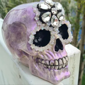 SKULL CANDY MARBLE FLOWER SKULL