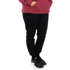 Slim Fleece Track Pant w/ Cuff Black XL