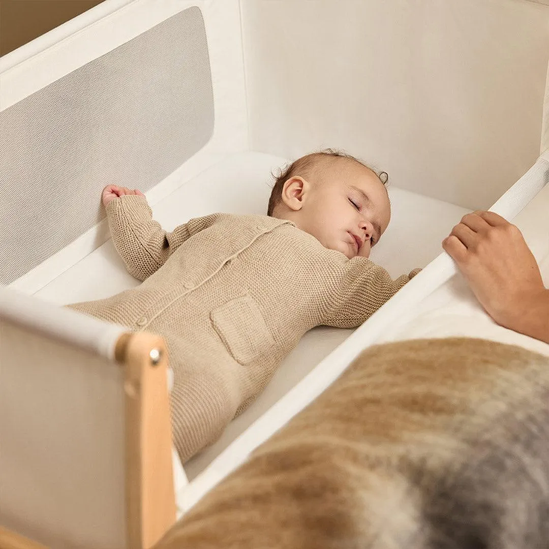 SnuzPod 5 Bedside Crib - Natural