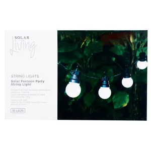 Solar Bulb String Light, 10pce