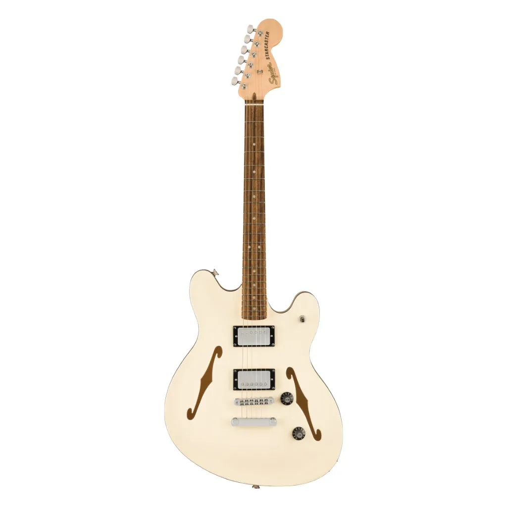 Squier Affinity Series Starcaster Deluxe Laurel Fingerboard - Olympic White
