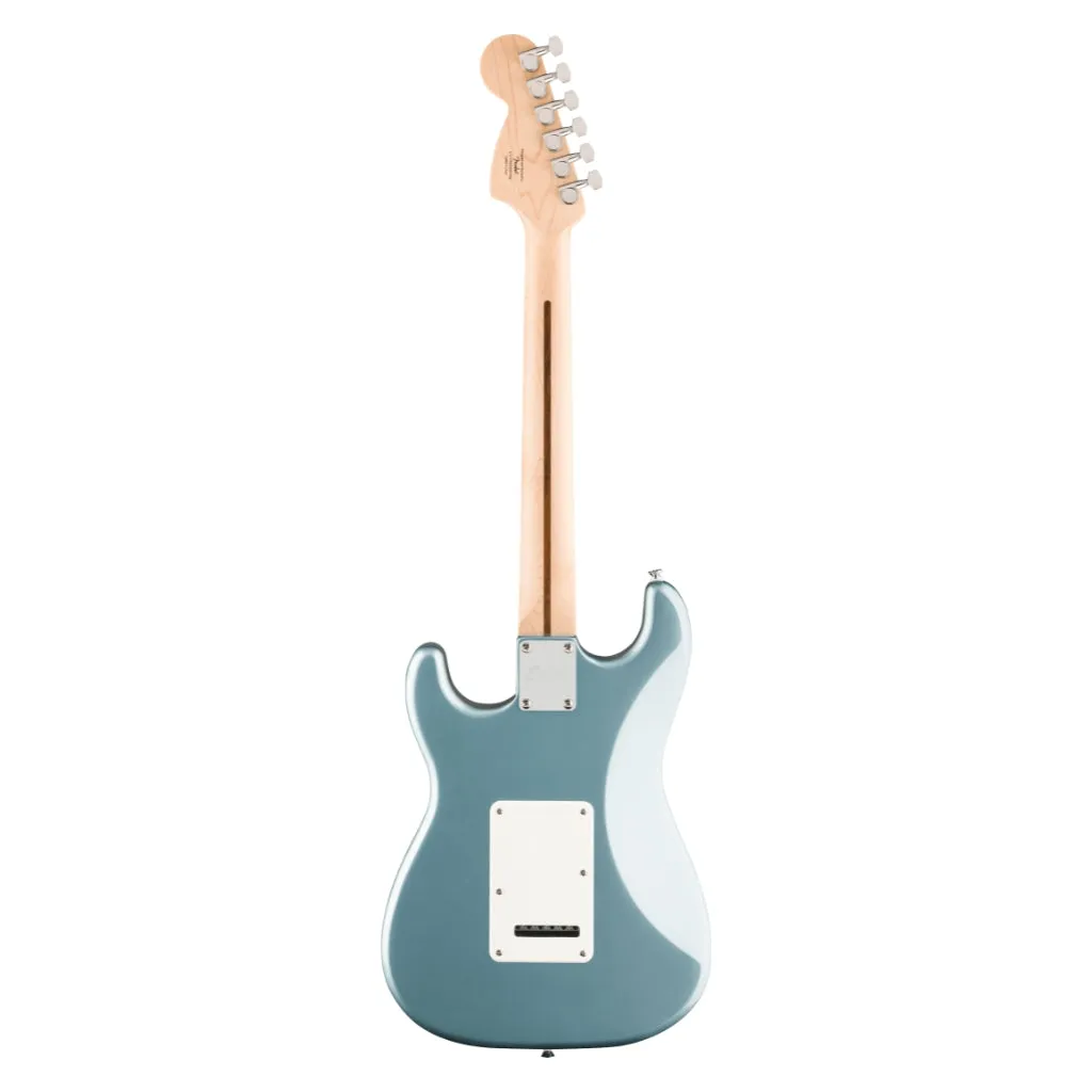 Squier Affinity Series Stratocaster Junior HSS Laurel Fingerboard with White Pickguard - Ice Blue Metallic