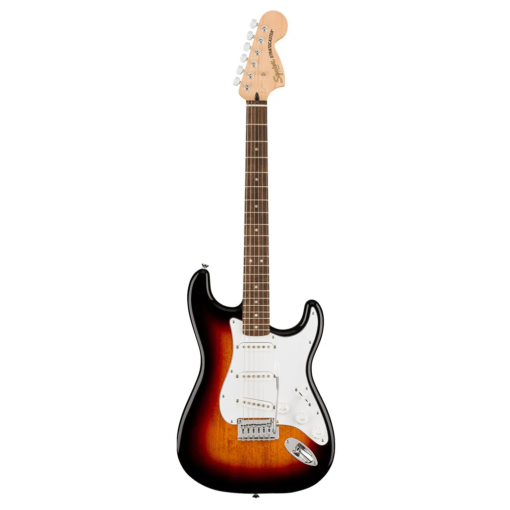 Squier -  Affinity Series Stratocaster, Laurel Fingerboard, White Pickguard, 3-Color Sunburst