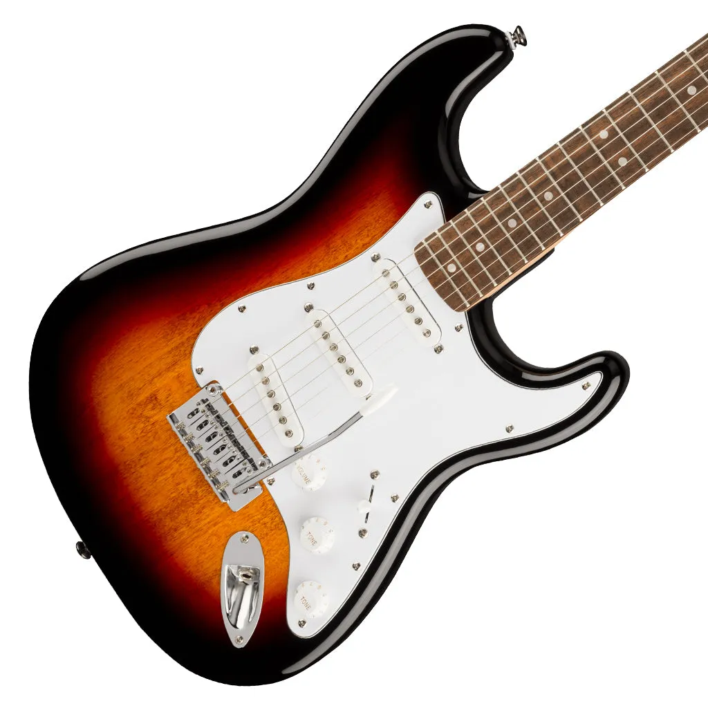 Squier -  Affinity Series Stratocaster, Laurel Fingerboard, White Pickguard, 3-Color Sunburst