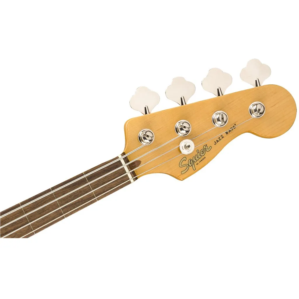 Squier Classic Vibe 60s Jazz Fretless Bass - 3 Tone Sunburst - Laurel Fretboard