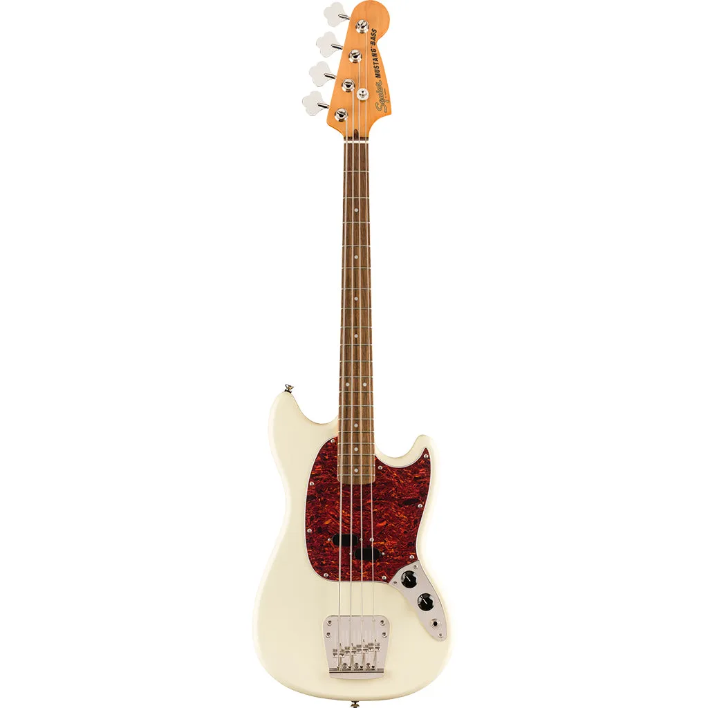 Squier Classic Vibe 60's Mustang Bass - Olympic White - Laurel