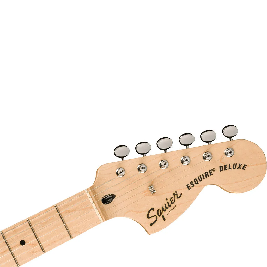 Squier Paranormal Esquire Deluxe, Maple Fingerboard, Black Pickguard, Metallic Black
