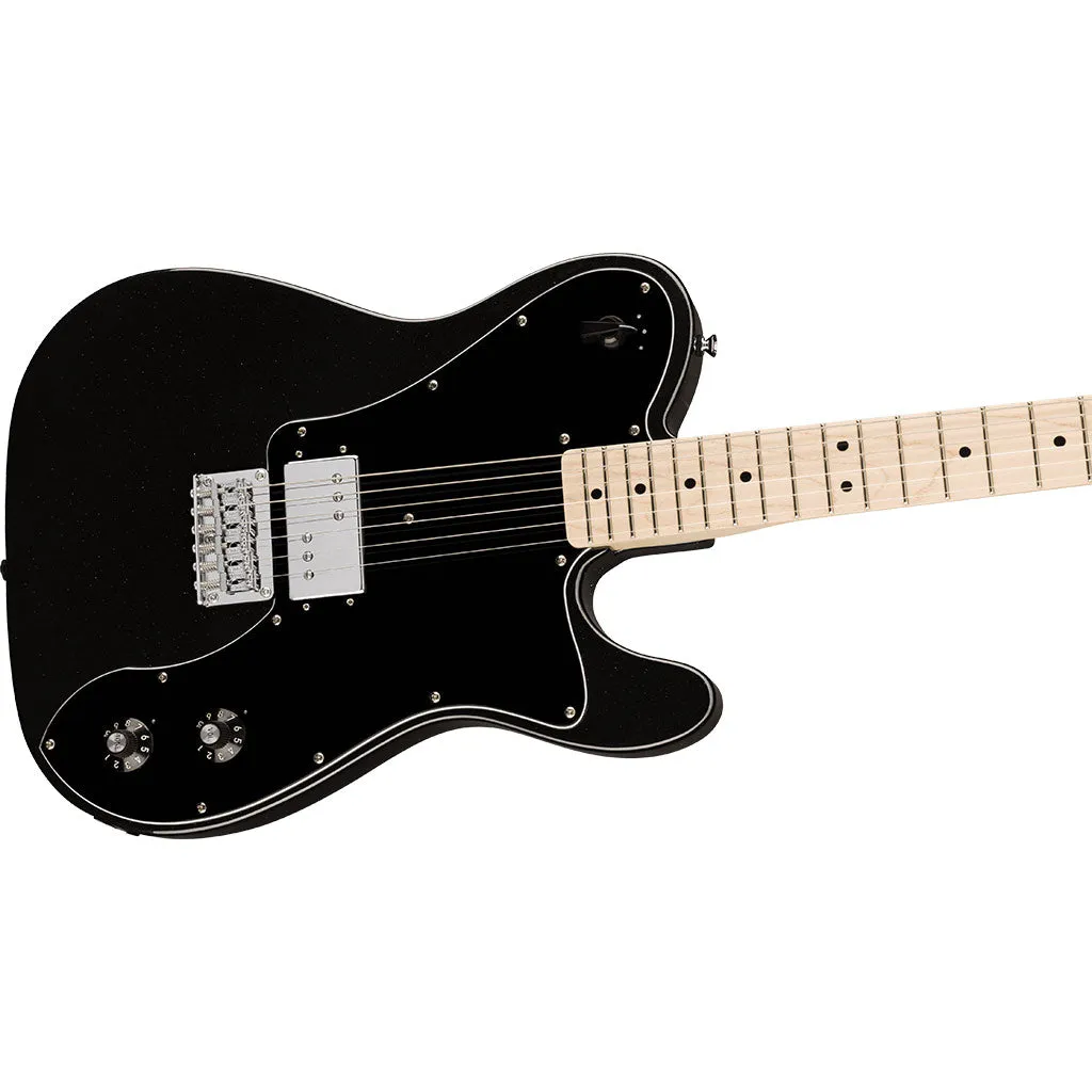 Squier Paranormal Esquire Deluxe, Maple Fingerboard, Black Pickguard, Metallic Black