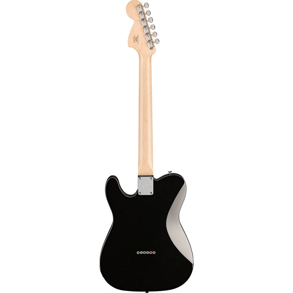Squier Paranormal Esquire Deluxe, Maple Fingerboard, Black Pickguard, Metallic Black
