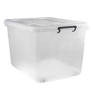 Storage Box, Heavy Duty, High Transparent, 150L