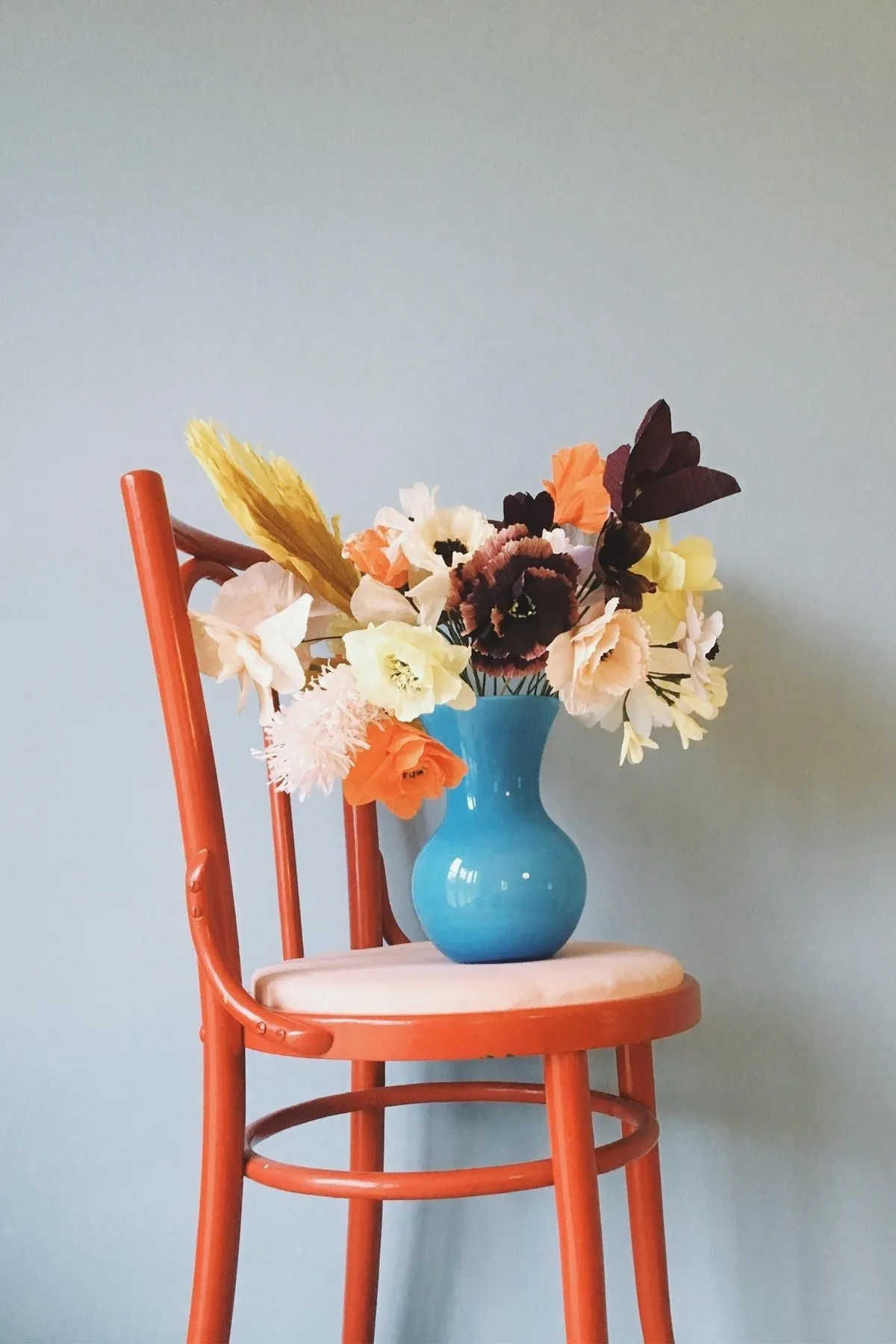 Studio About Paper Flower Dahlia, Yellow