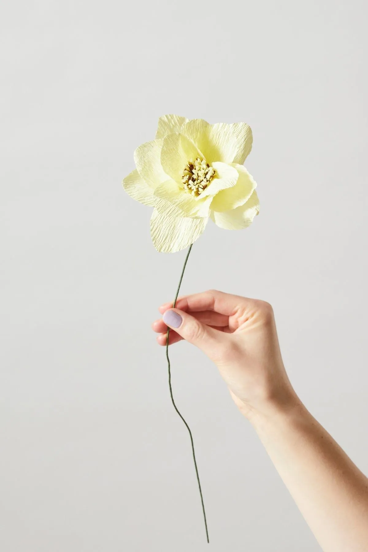 Studio About Paper Flower Dahlia, Yellow