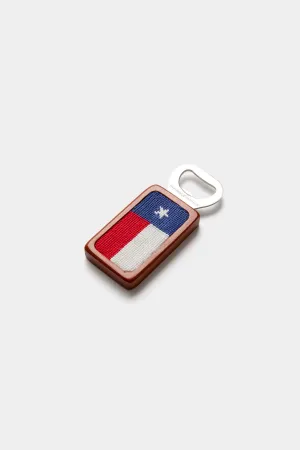 Texas Flag Needlepoint Bottle Opener