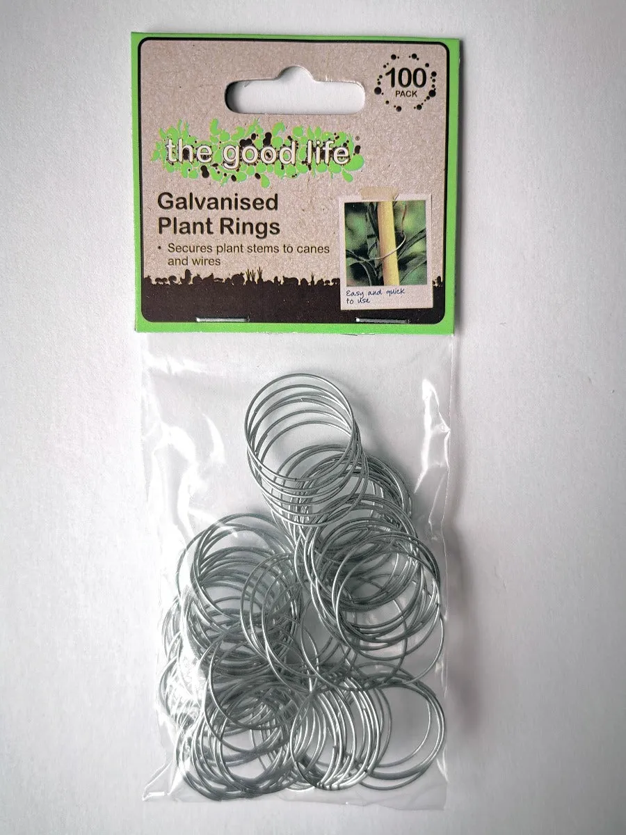 The Good Life Galvanised Plant Rings x20