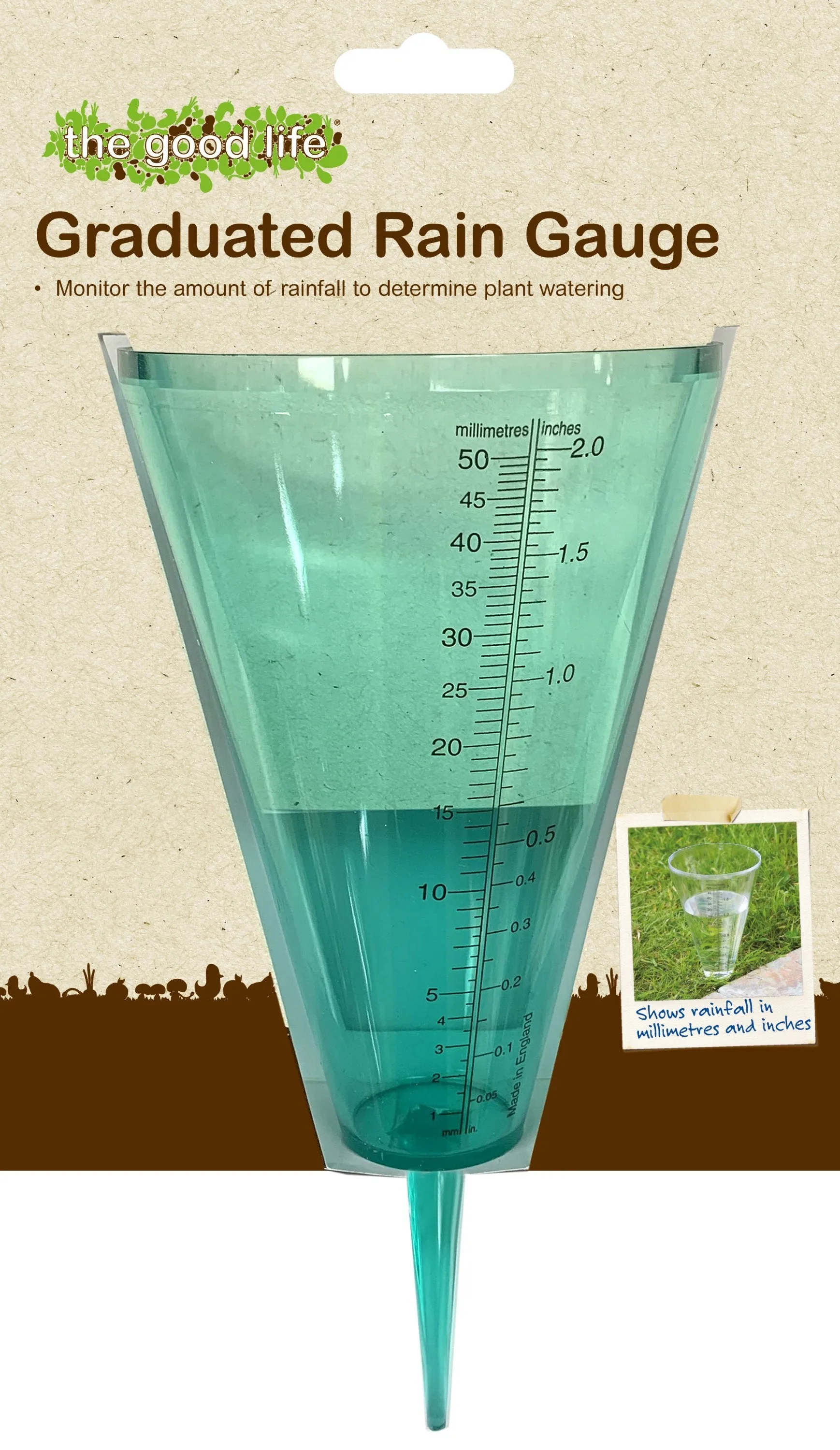 The Good Life Rain Gauge