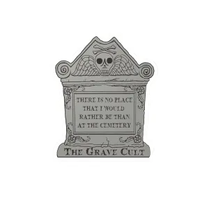 The Grave Cult - At the Cemetery - Vinyl Sticker